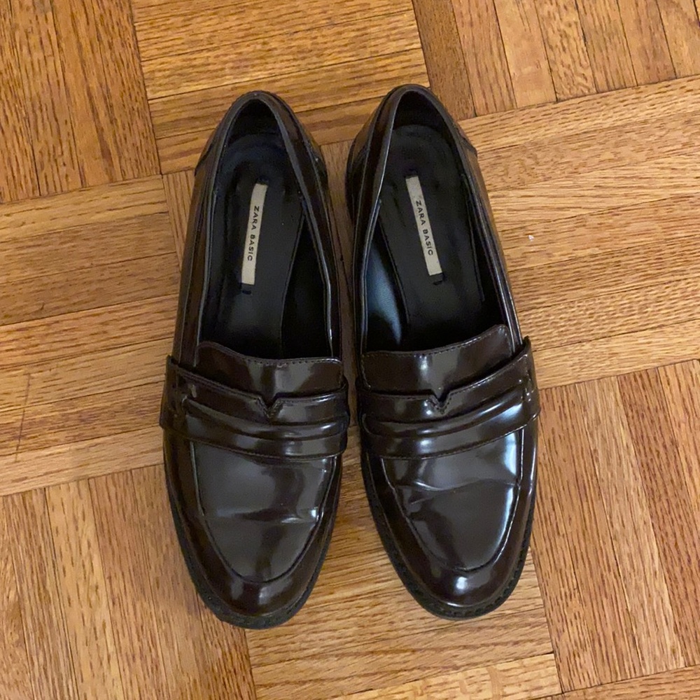 Zara penny loafers